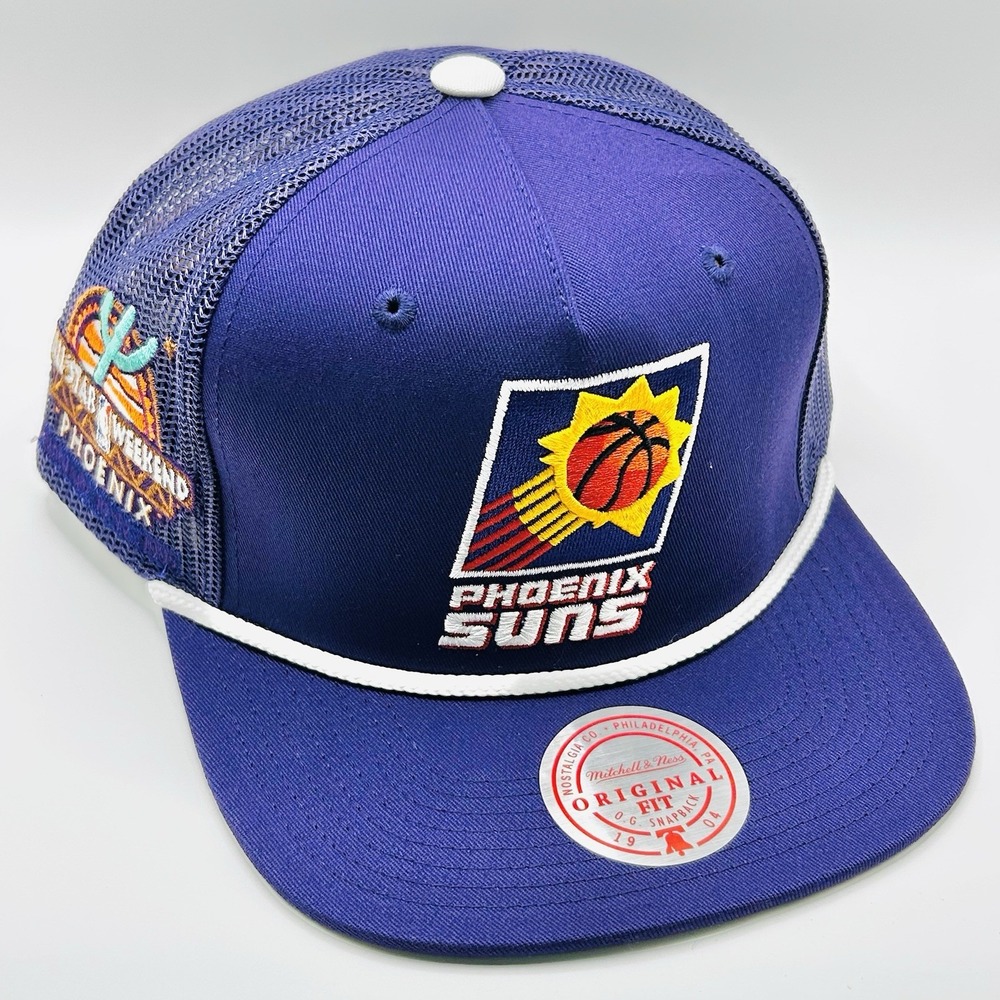 Phoenix Suns Mitchell & Ness All Star Rope Trucker Hat Cap Snapback Adjustable